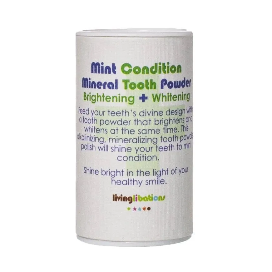 LIVING LIBATIONS - Mint Condition Mineral Tooth Powder