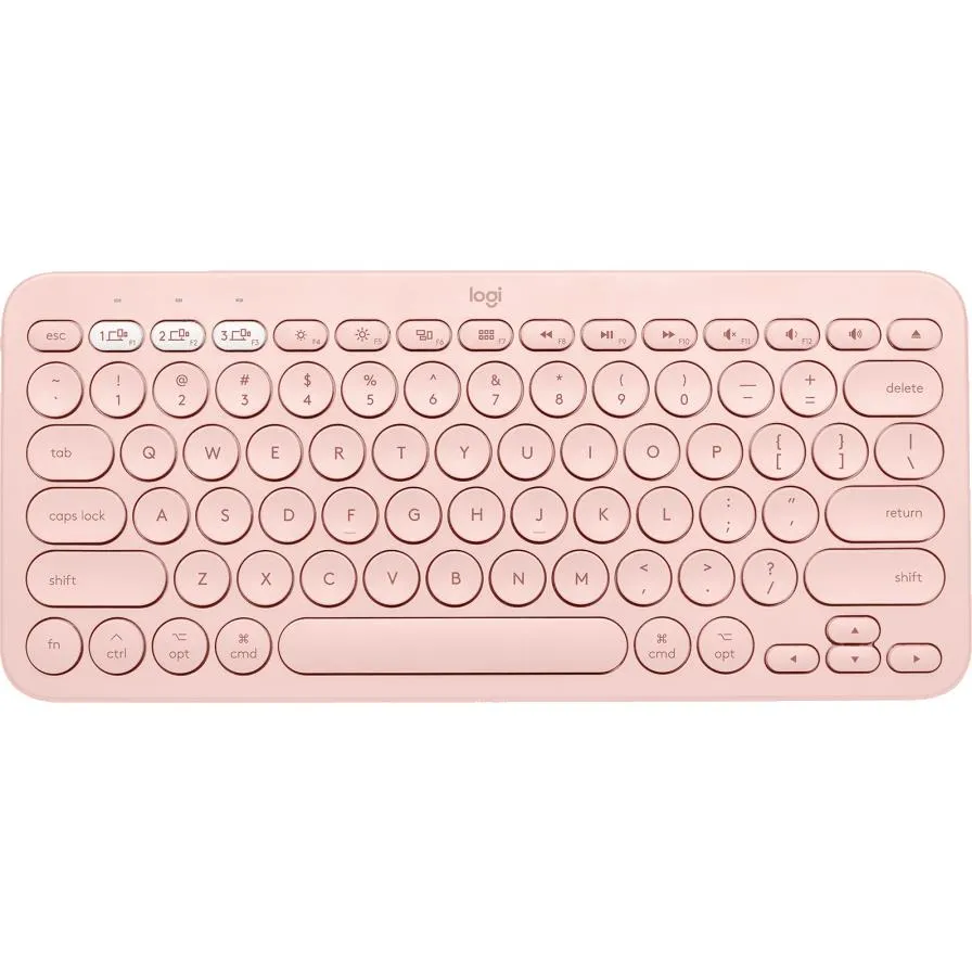 Logitech K380 Bluetooth Multi-Device Keyboard for Mac (Rose)