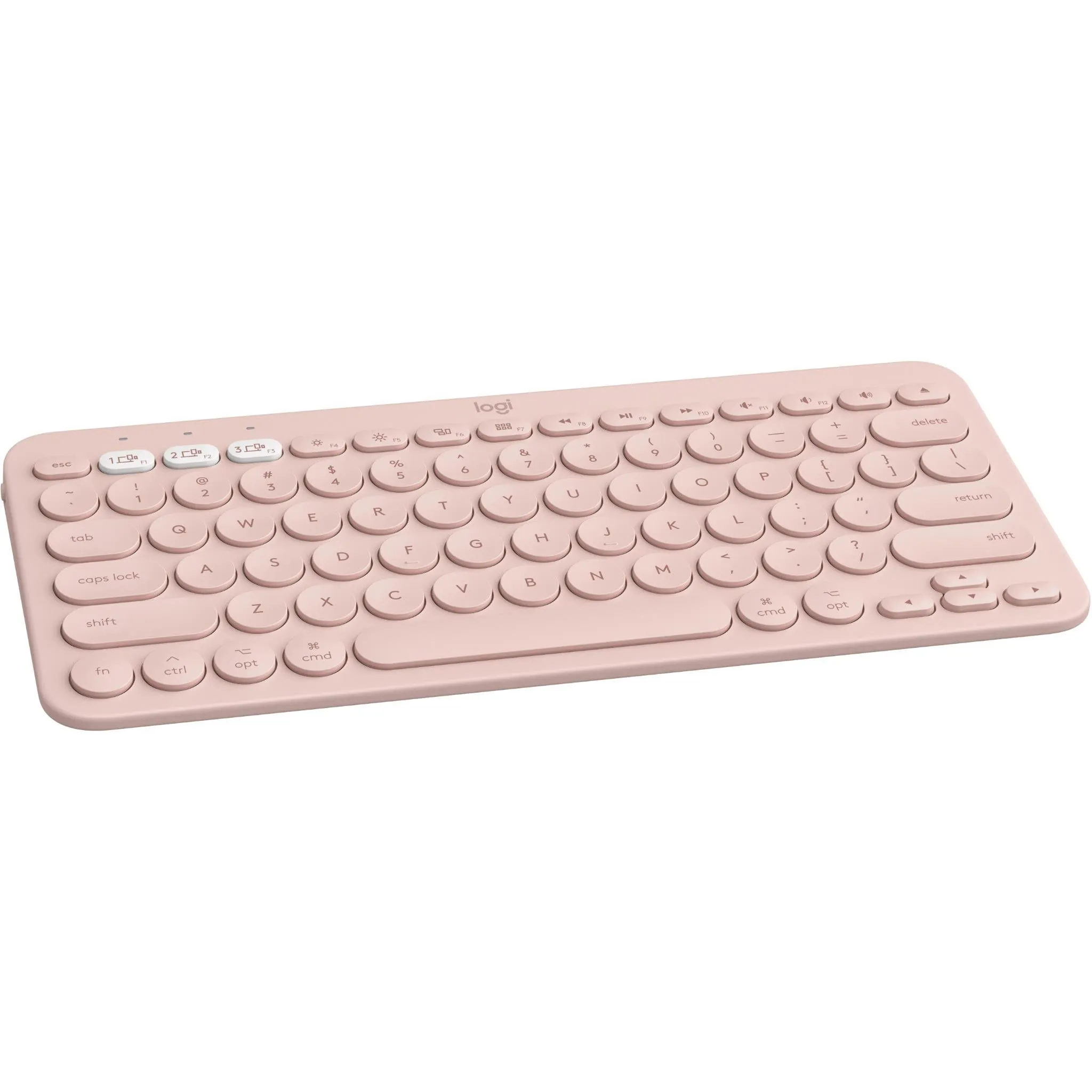 Logitech K380 Bluetooth Multi-Device Keyboard for Mac (Rose)