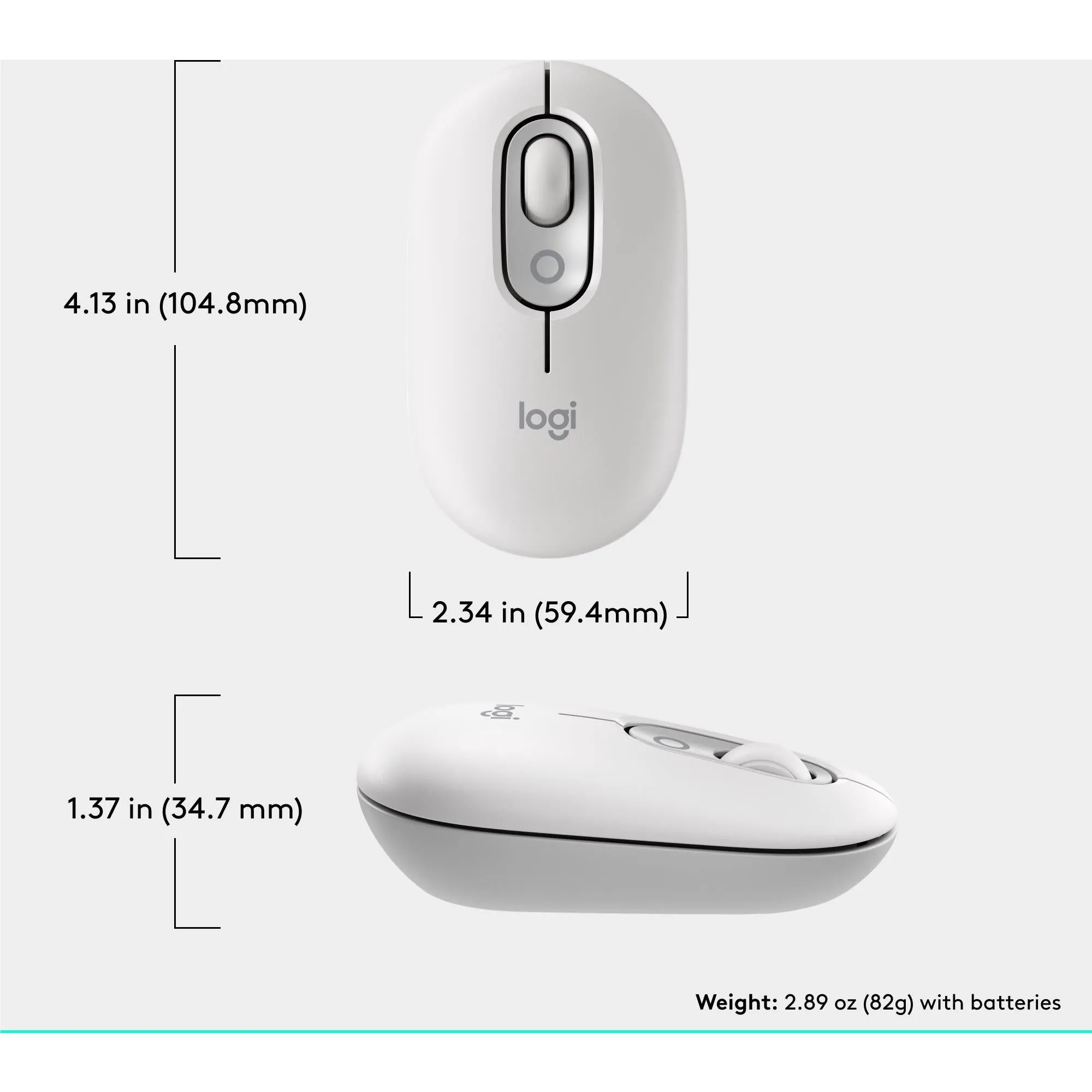 Logitech POP Mouse (Off White)