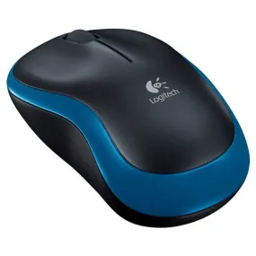 Logitech Wireless Mouse M185 Blue Black Compact