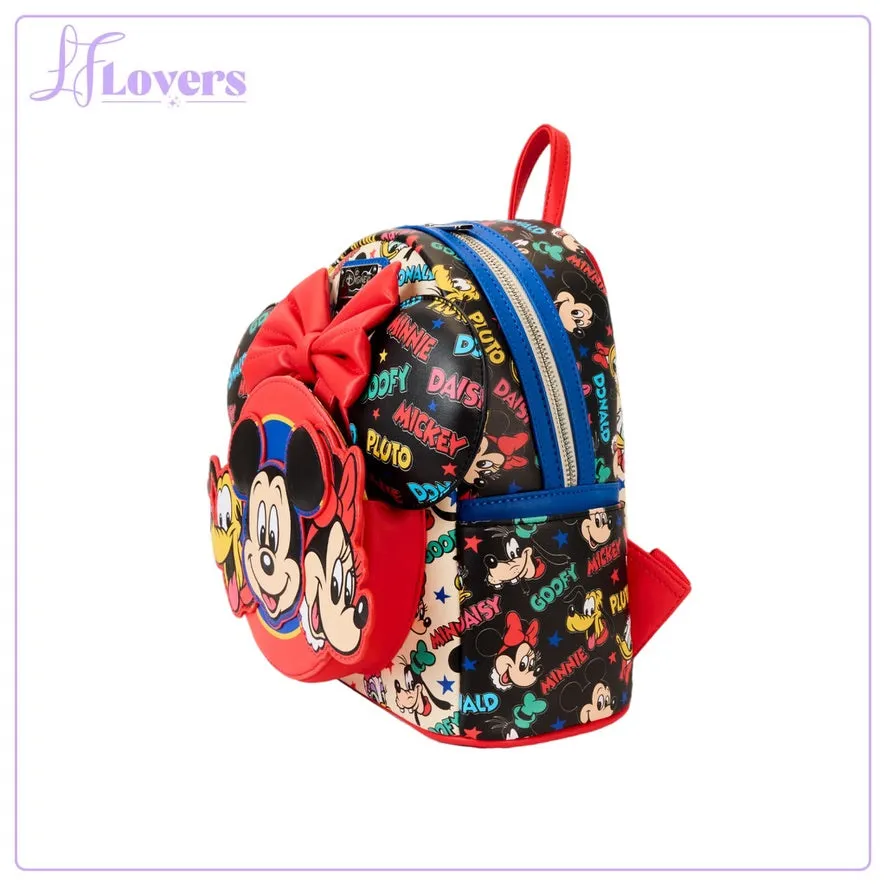 Loungefly Disney Mickey And Friends Classic Ear Holder Mini Backpack Combo