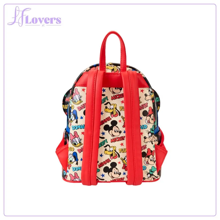 Loungefly Disney Mickey And Friends Classic Ear Holder Mini Backpack Combo