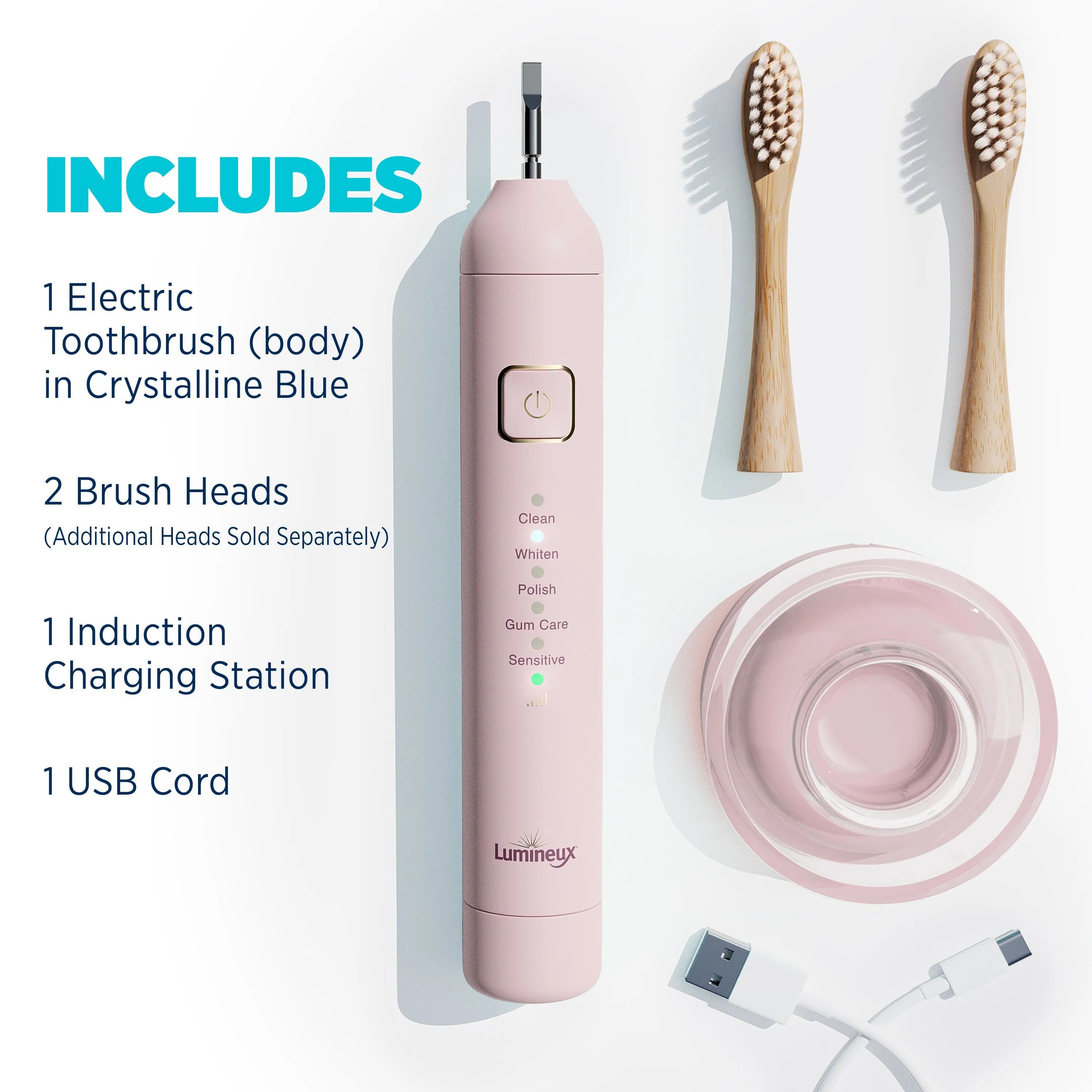 Lumineux® Sonic Electric Toothbrush (In Bloom)