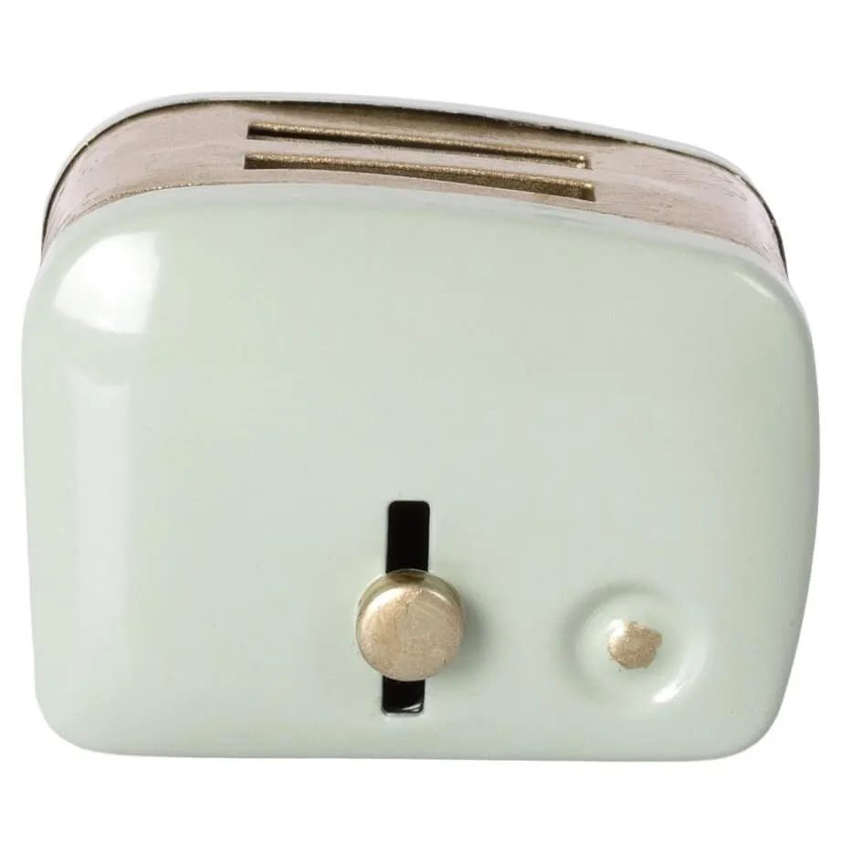 Maileg Miniature Toaster & Bread - Mint