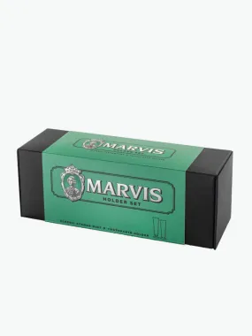 Marvis Classic Strong Mint Toothpaste and Tube Stand Set