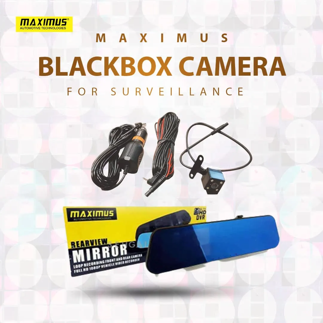 Maximus BlackBox HD DVR (Digital Video Recorder) Camera For Surveillance Video Recording