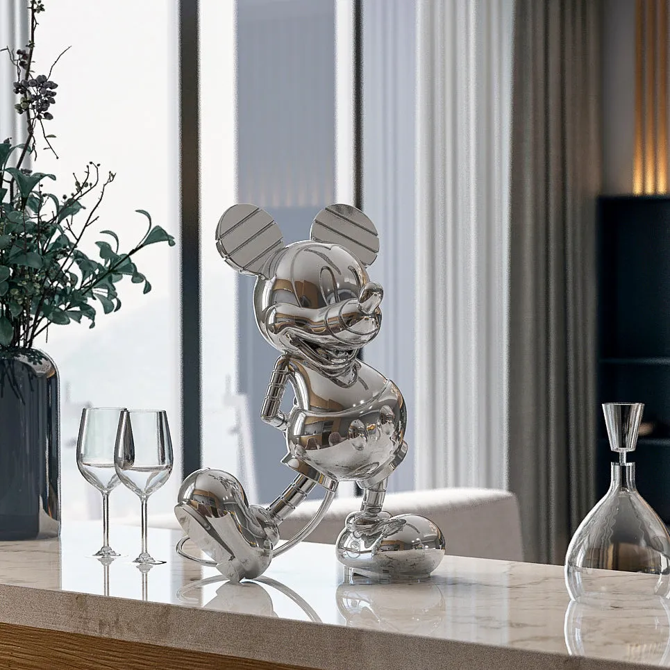 Mechanical Mickey Mouse Statue