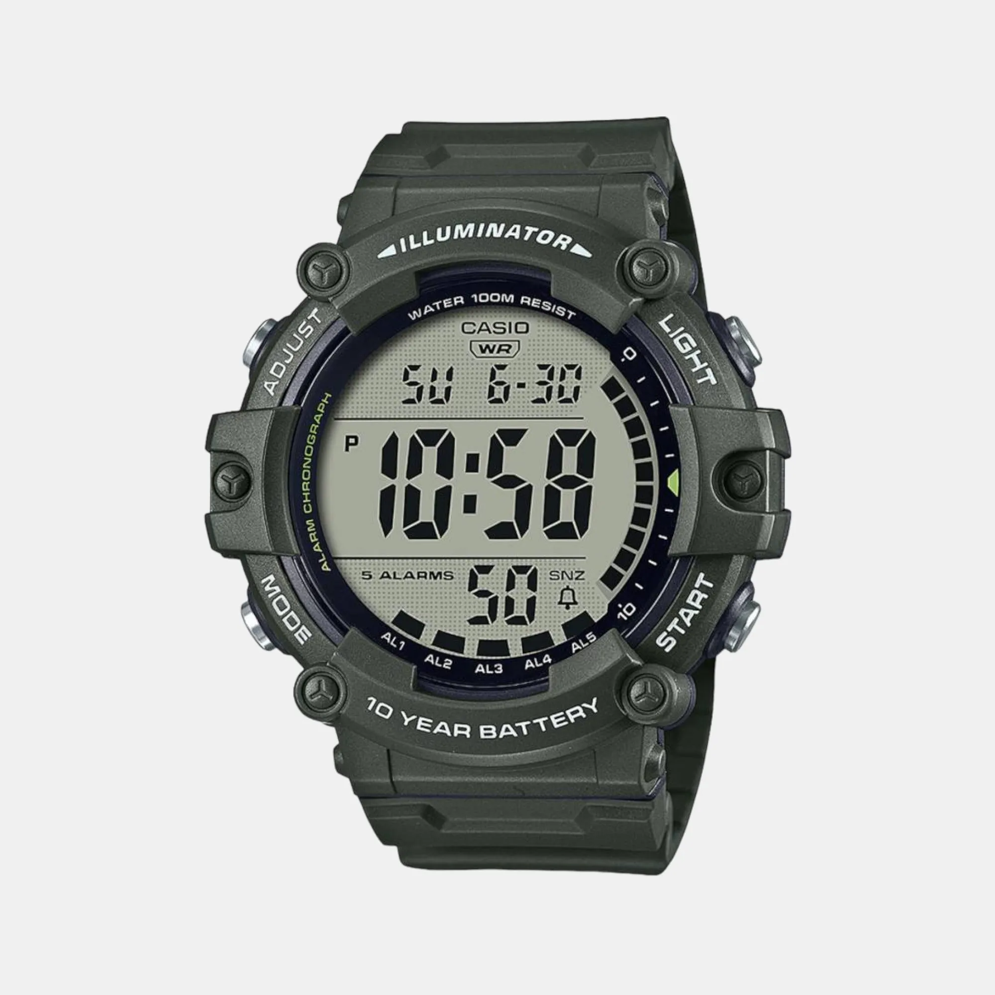 Men's Digital Resin Watch D276 - AE-1500WHX-3AVDF