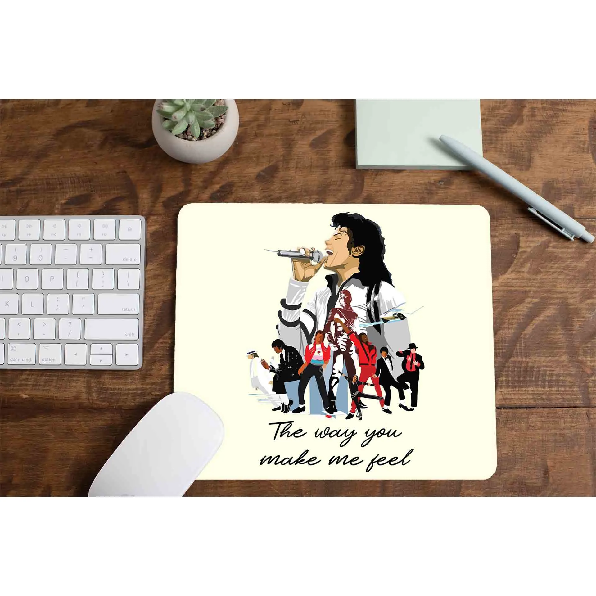 Michael Jackson Mousepad - The Way You Make Me Feel