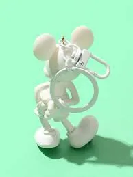 Mickey Mouse Collection 2.0 Art Exhibition 3D Key Chain (White)