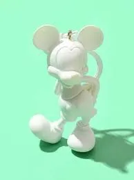 Mickey Mouse Collection 2.0 Art Exhibition 3D Key Chain (White)