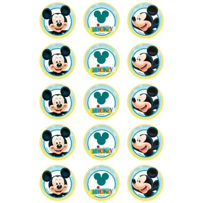 Mickey Mouse Edible Cupcake Images