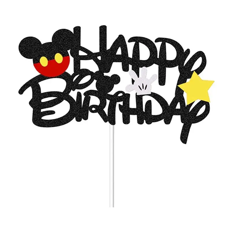 Mickey Mouse Happy Birthday Cake Topper