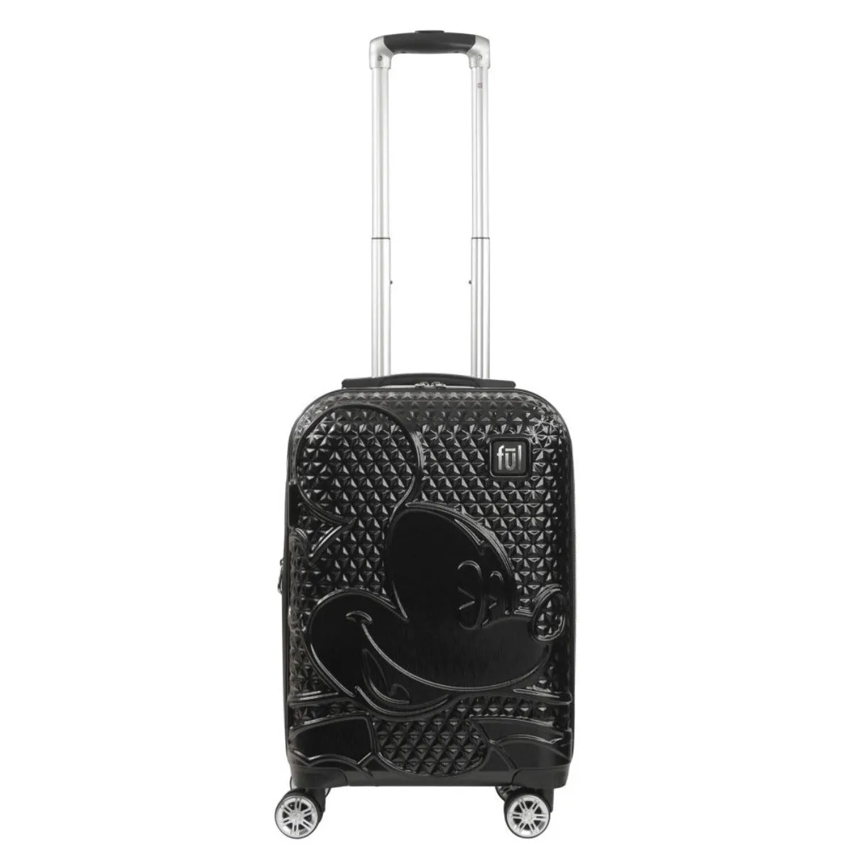 Mickey Mouse Rolling Luggage FŪL Disney Luggage 22.5" Black