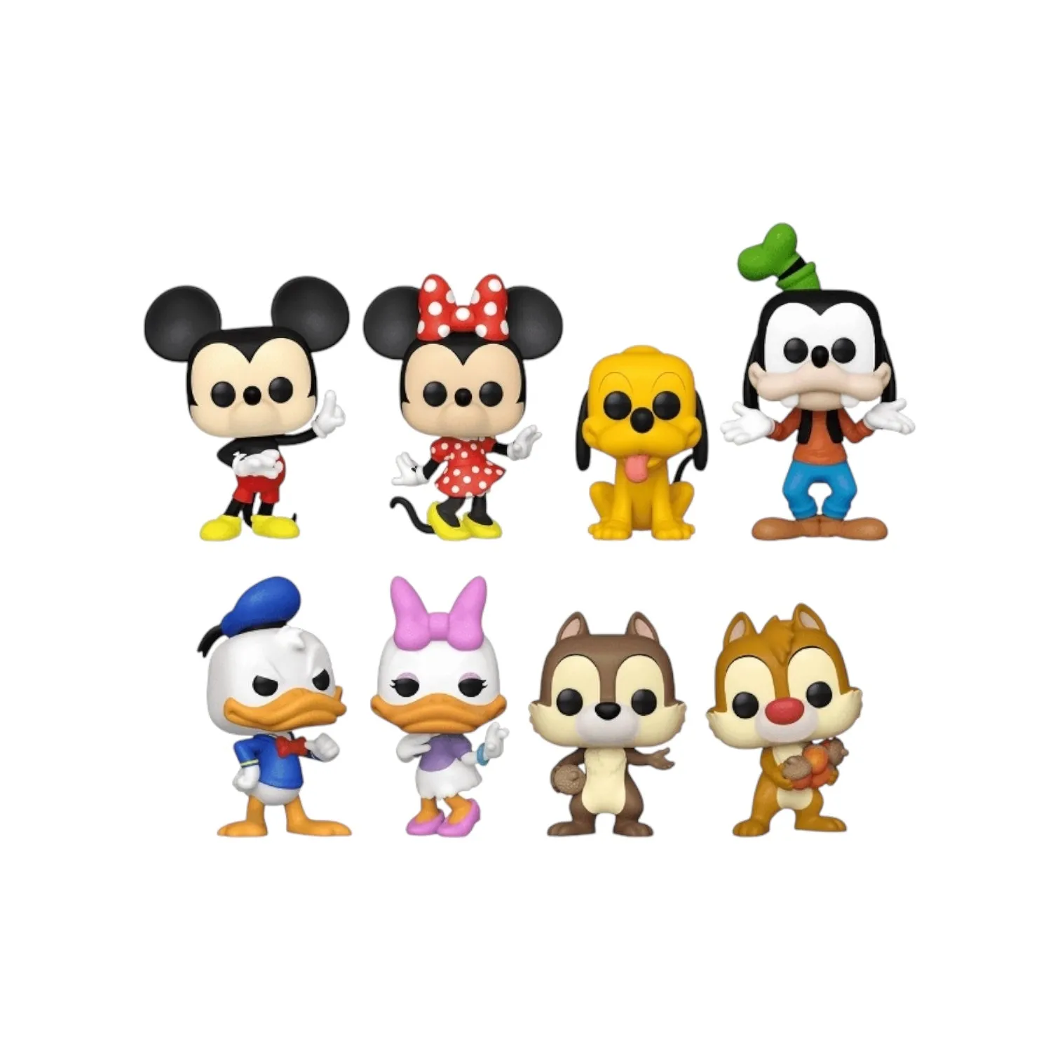 Mickey Mouse/Minnie Mouse/Pluto/Goofy/Donald Duck/ Daisy Duck/Chip/Dale 8 Pack Funko Pop - Mickey Mouse and Friends