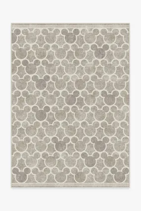 Mickey Trellis Ash Grey Tufted Rug