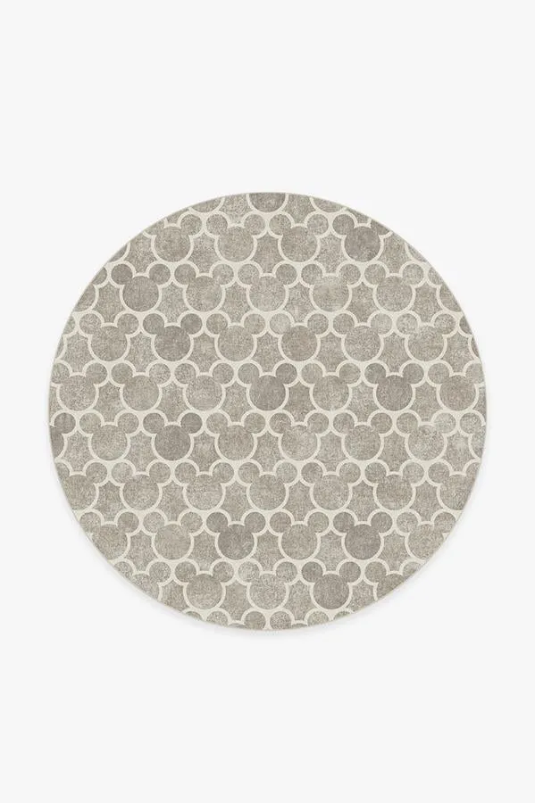 Mickey Trellis Ash Grey Tufted Rug