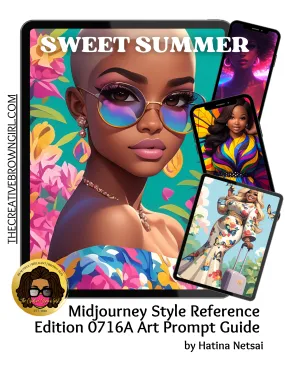 MIDJOURNEY PROMPT GUIDE WITH STYLE REFERENCE | 0716A SWEET SUMMER