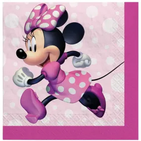 Minnie Mouse Forever Napkins - Beverage 16 Pkt