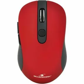 Mouse Bluestork M-WL-OFF60-RED Black/Red