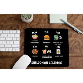 Mousepad - Sheldonian Calendar