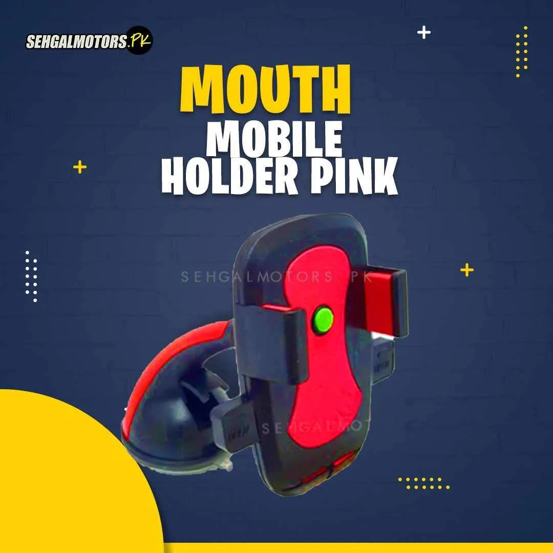 Mouth Mobile Holder Red - Phone Holder | Mobile Holder | Car Cell Mobile Phone Holder Stand