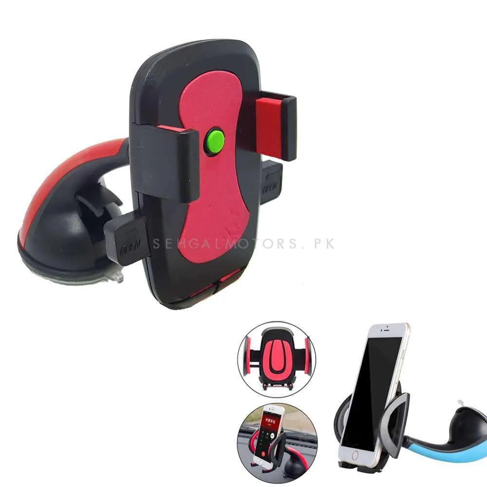 Mouth Mobile Holder Red - Phone Holder | Mobile Holder | Car Cell Mobile Phone Holder Stand