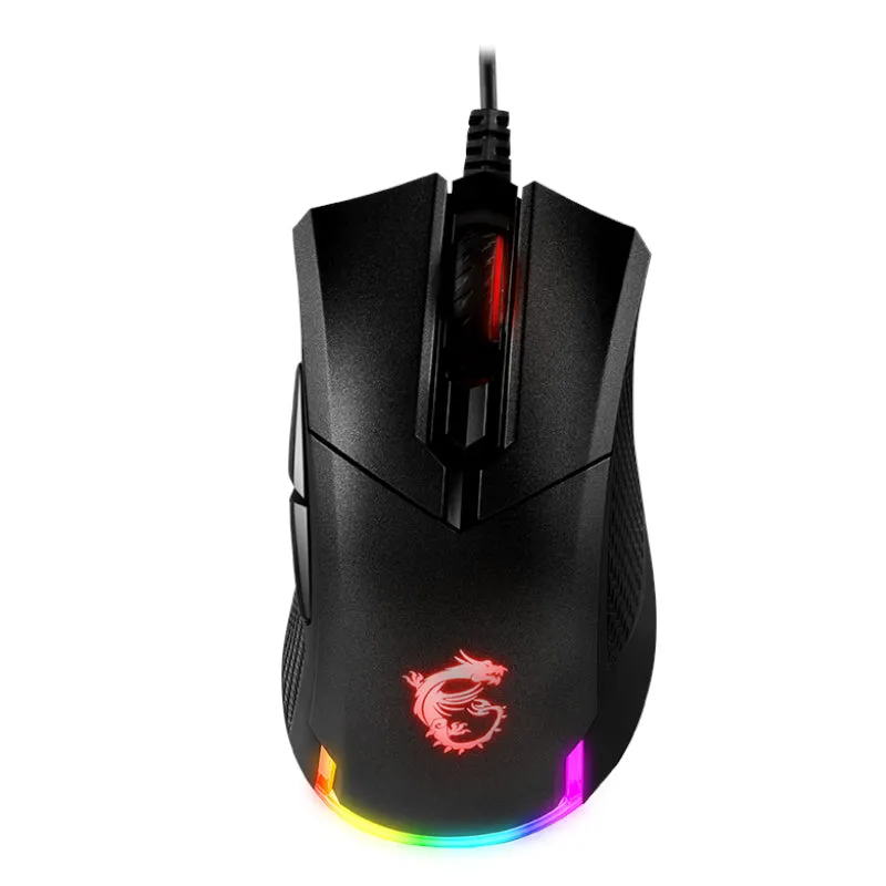 Msi Clutch Gm50 7200Dpi Rgb Gaming Mouse - Black