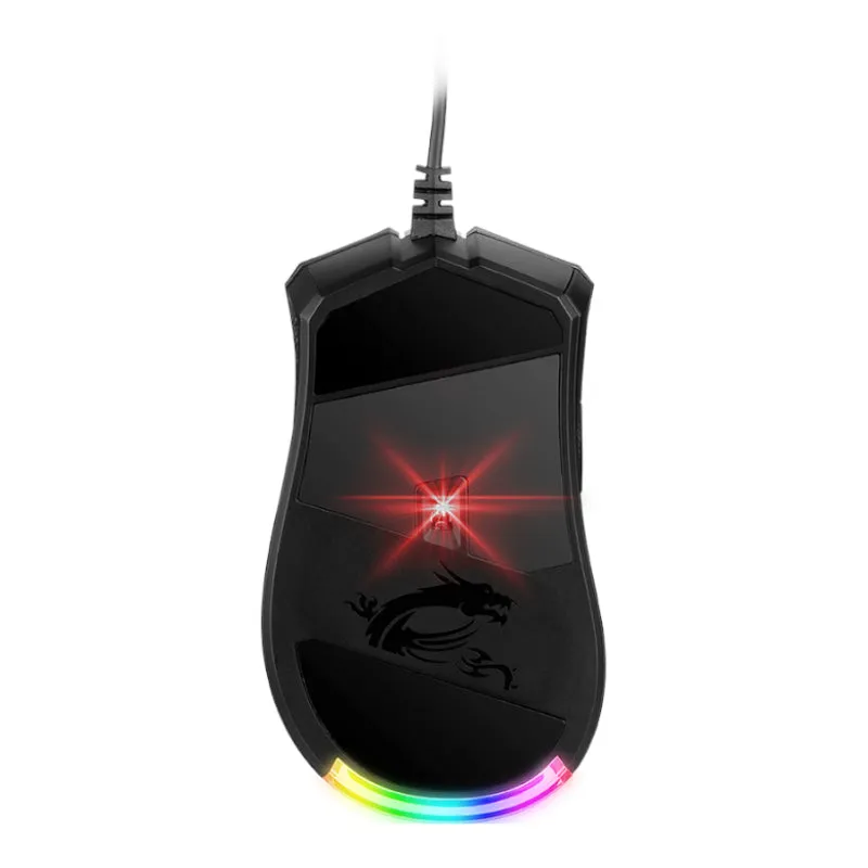 Msi Clutch Gm50 7200Dpi Rgb Gaming Mouse - Black