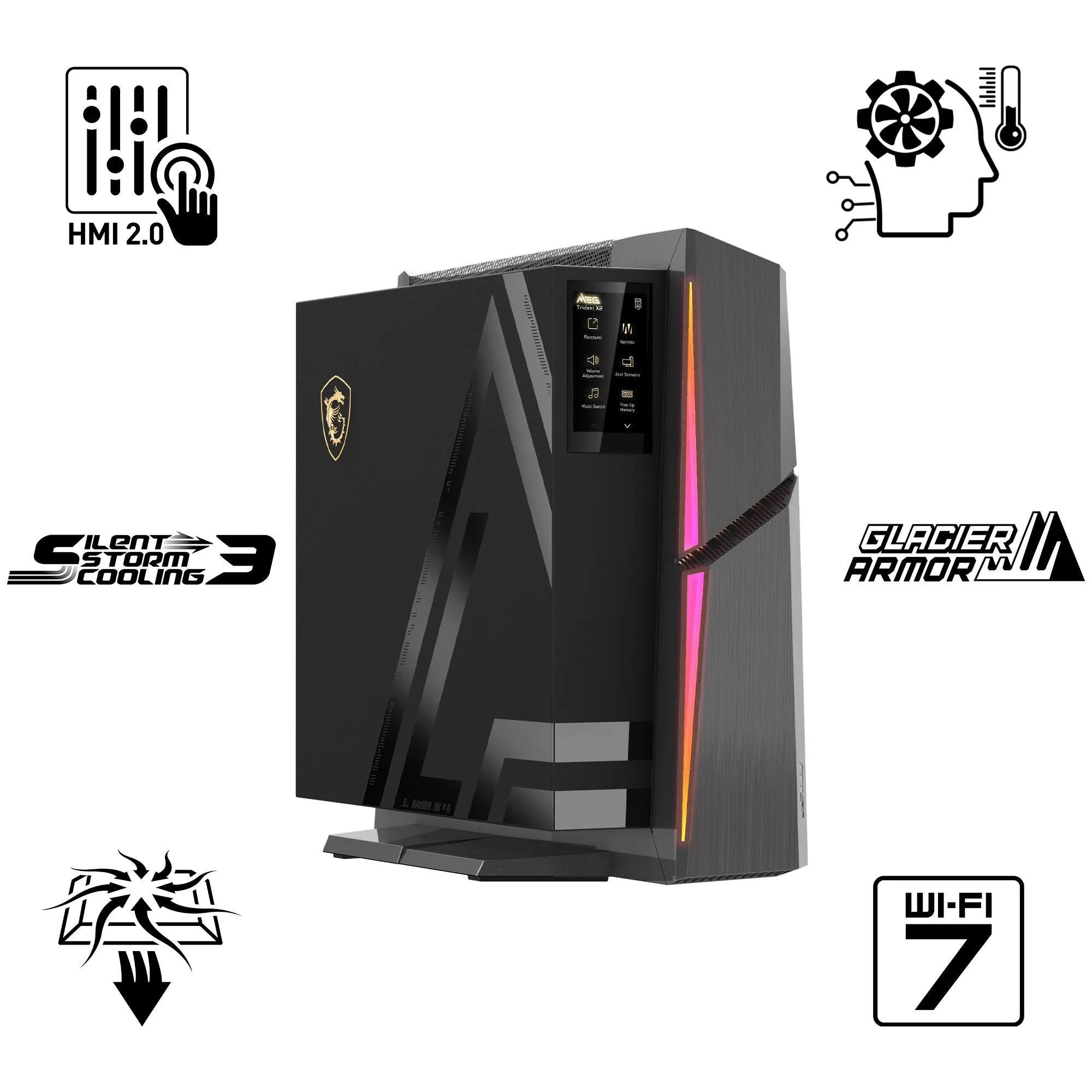 MSI MEG Trident X2 14NUG9-411AU Gaming Desktop (14th Gen Intel i9)[GeForce RTX 4080 SUPER]