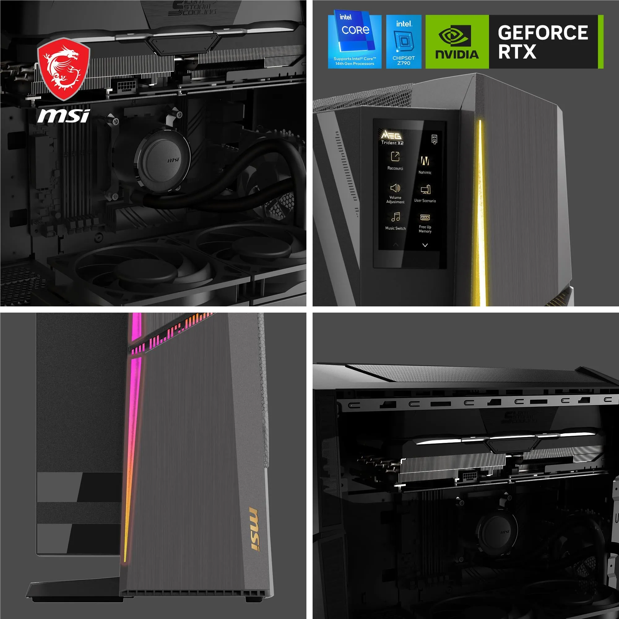 MSI MEG Trident X2 14NUG9-411AU Gaming Desktop (14th Gen Intel i9)[GeForce RTX 4080 SUPER]