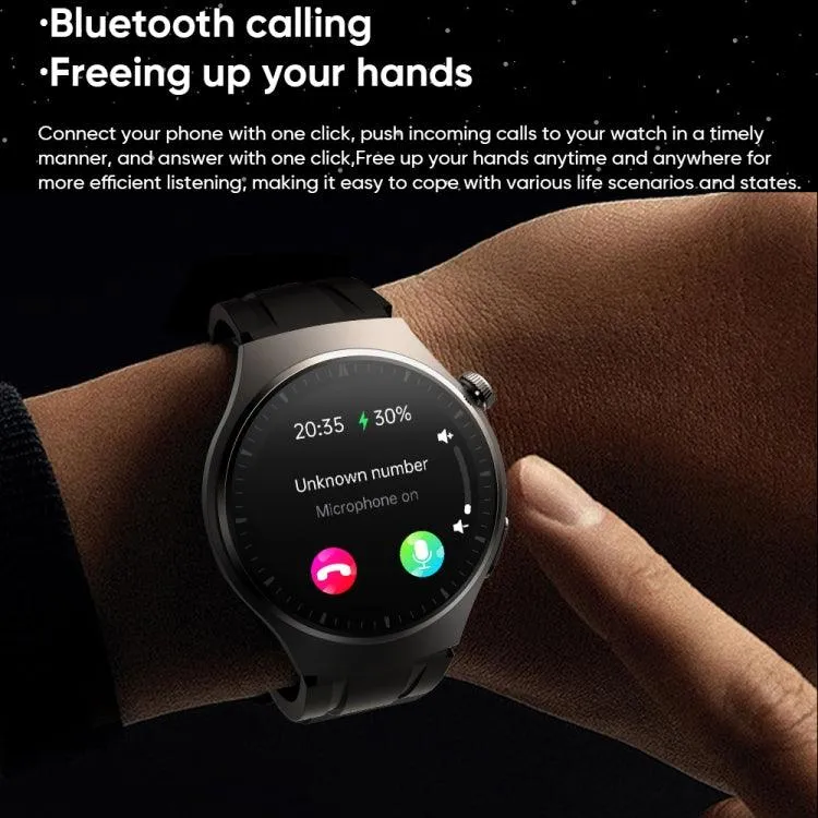 MT200 Pro 1.43" AMOLED Smart Watch with ECG, Body Temp, and Blood Glucose Tracking - IP67 Water Resistant