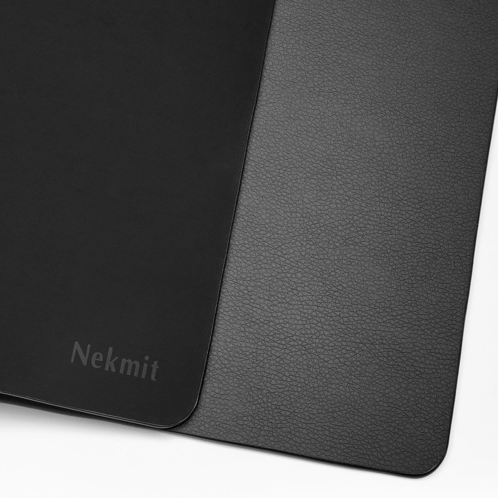 Nekmit Leather Desk Blotter Pad Black 17 x 12 inch