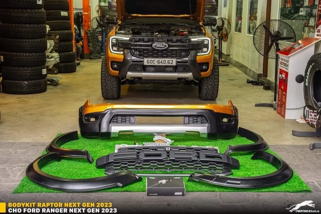 NEXT-GEN EVEREST RAPTOR WIDE BODY KIT, FRONT BUMPER & REAL RAPTOR GRILL