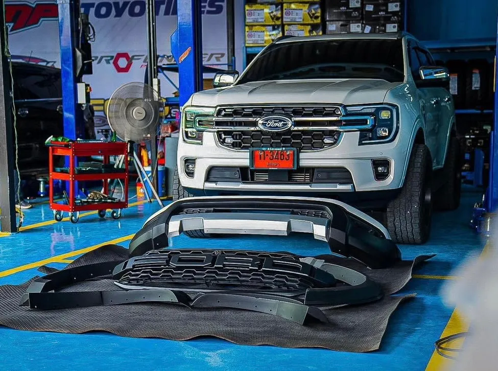 NEXT-GEN EVEREST RAPTOR WIDE BODY KIT, FRONT BUMPER & REAL RAPTOR GRILL