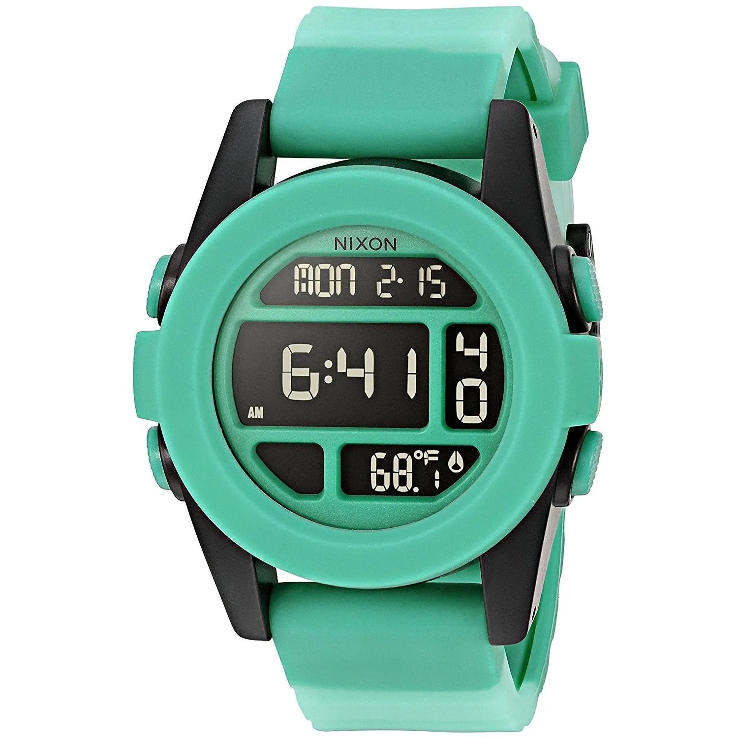 Nixon Men's A197-2234 Digital Digital Green Silicone Watch