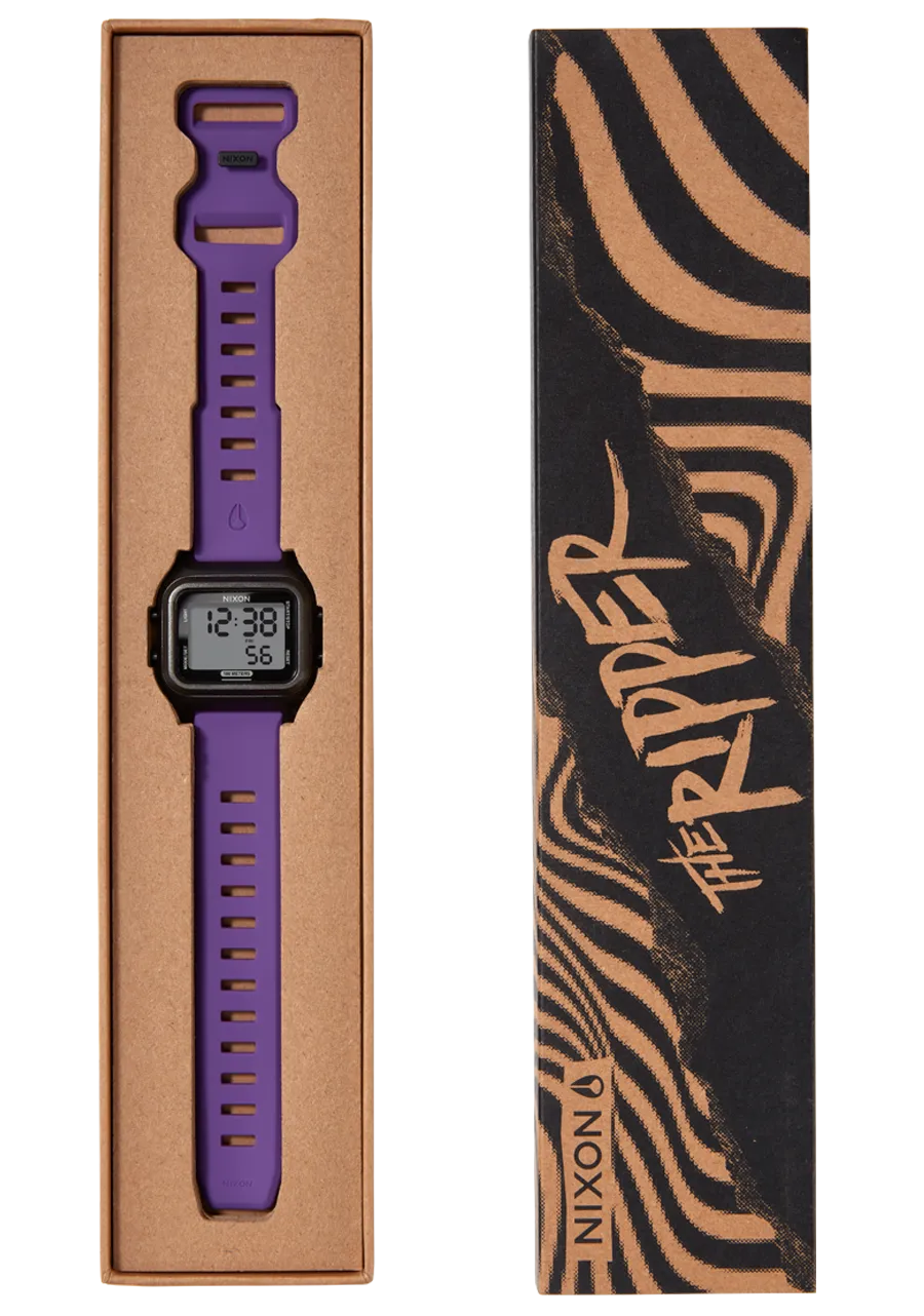 Nixon Ripper Digital Watch | Black / Purple A1399192-00