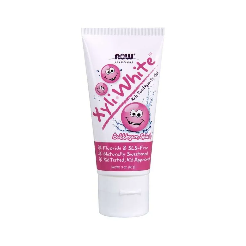 NOW XyliWhite™ Bubblegum Splash Toothpaste Gel for Kids 85g