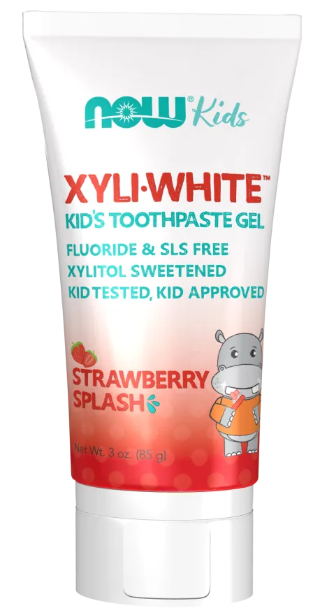 NOW XyliWhite™ Strawberry Splash Toothpaste Gel for Kids 85g