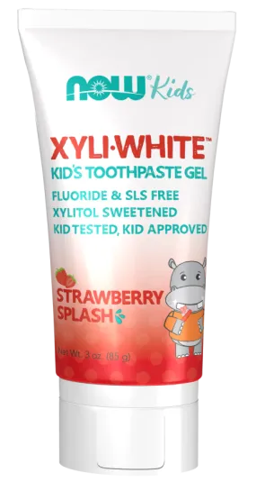 NOW XyliWhite™ Strawberry Splash Toothpaste Gel for Kids 85g