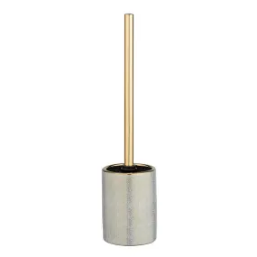 Nuria Ceramic Toilet Brush White Gold