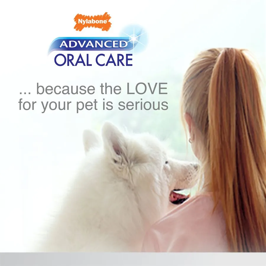 Nylabone Advanced Oral Care Senior Dog Dental Kit with Soft-Bristle Toothbrush 3 Count