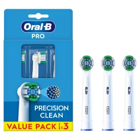 ORAL B PRECISION CLEAN REFILL HEADS 3 PACK