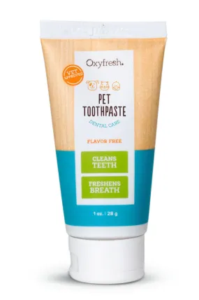 Oxyfresh Premium Pet Toothpaste - Best Way To Clean Pet Teeth & Remove Plaque, 1 oz