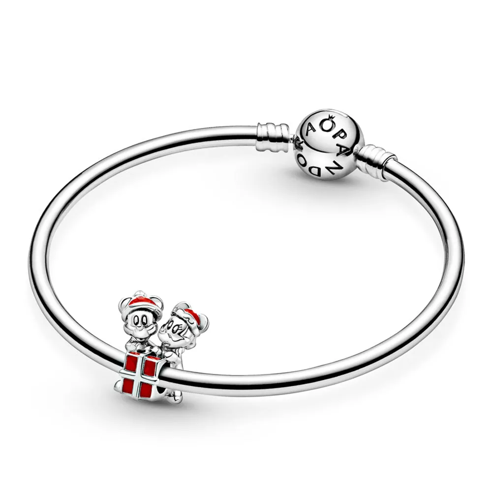 Pandora Disney Mickey & Minnie Mouse Present Charm