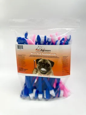 Pet-Agree 50 Pack Dual-End Toothbrush