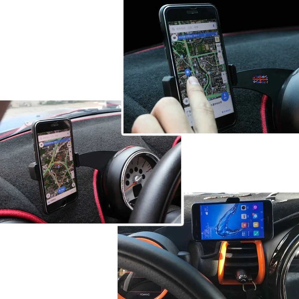 Phone Holder Car Accessories For Mini Cooper F56 F55 F60 Clubman F54 R56 R57 R55 Countryman R60 R61 Bracket