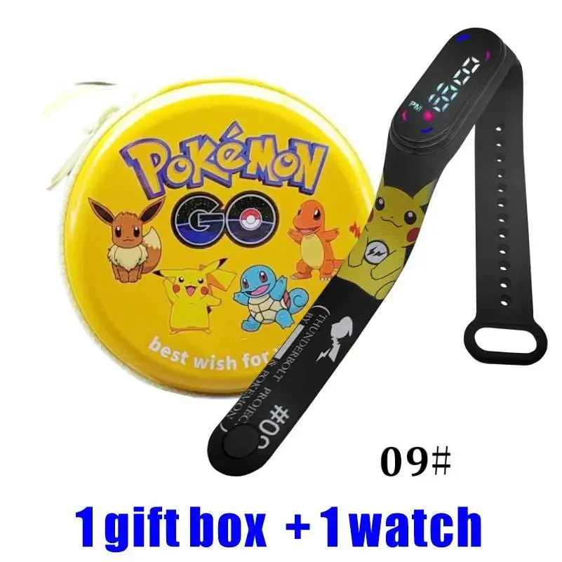 Pokémon Pikachu & Gengar Digital LED Watch