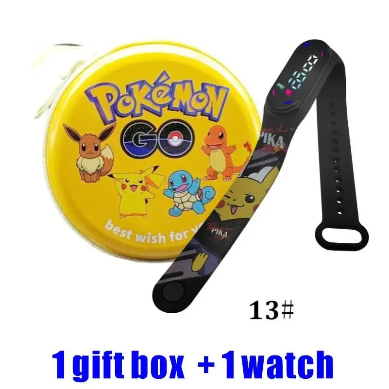 Pokémon Pikachu & Gengar Digital LED Watch